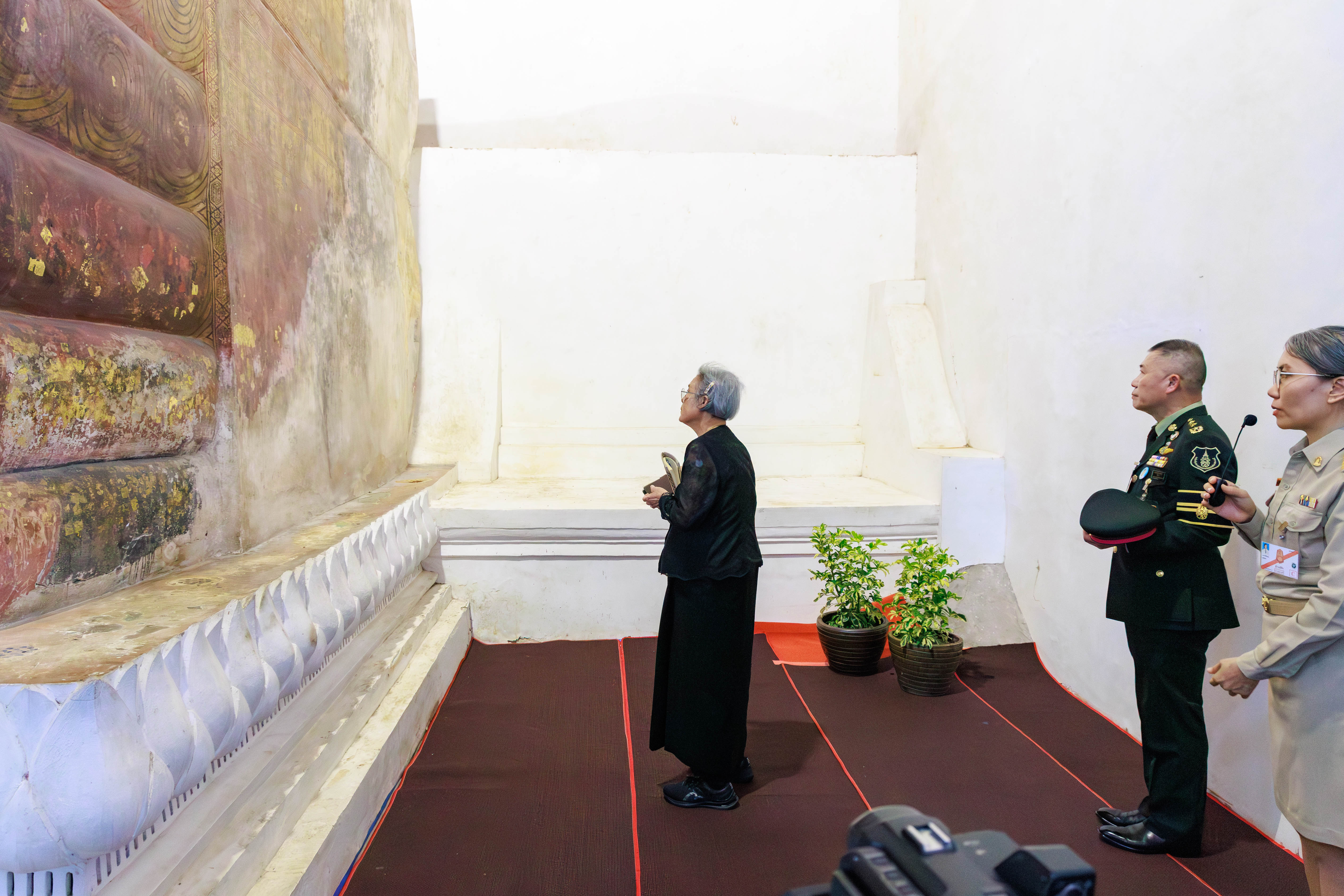 สมเด็จพระกนิษฐาธิราชเจ้า กรมสมเด็จพระเทพรัตนราชสุดา ฯ สยามบรมราชกุมารี เสด็จพระราชดำเนินไปทรงปฏิบัติพระราชกรณียกิจ ณ วัดพระพุทธไสยาสน์ (วัดพระนอน) จังหวัดเพชรบุรี